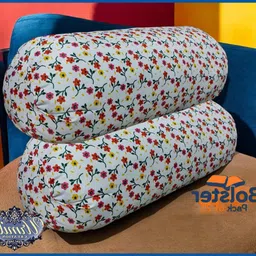 urmila creation Microfibre Floral Bolster Pack of 2-picture-10