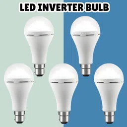 sacro 15W Emergency Inverter Bulb, Rechargeable Emergency Led Bulb For Power CutsMZ487 4 hrs Bulb Emergency Light image 1