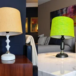 autowhrib Classy Table Lamp 46 cm, Textured Shade Hand Crafted Lamp Table Lamp-picture-29