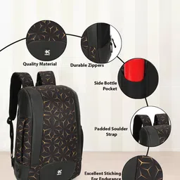 hrx by hrithik roshan Large 41 L Laptop Backpack Terminal Unisex Bag with USB port for Office/School/College/BusinessA-41L image 5