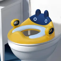 Kids Foldable Toilet Seat Pedestal Soft Cushion Pad Sitting Ring for Baby Potty Seat-image-35