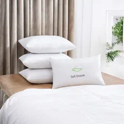soft snooze SOFT LUXURY Microfibre Solid Sleeping Pillow Pack of 4-picture-16