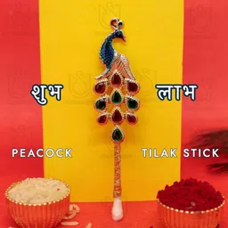 comelyns sindoor dani with tilak stick for wedding pooja kumkum box return gift Decorative Showpiece-10 cm image 3