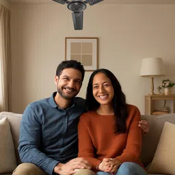 max speed Decorative Ceiling Fan for Small Room, Kitchen and Pooja Room with 12 Months Warranty Ultra High Speed 1200 mm Ceiling Fan image 5