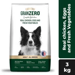 siganture Grain Zero Vegtable, Egg And Real Chicken 3 kg Dry Adult Dog Food image 3