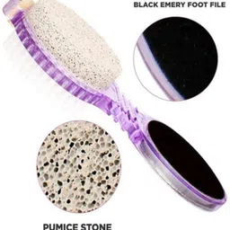 dhara creation 4 In 1 Foot Pedicure Brush, Pumice Stone, Scrubber (Pack Of 1)-picture-34
