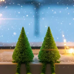 Pine 9 cm (0.3 ft) Artificial Christmas Tree-image-59