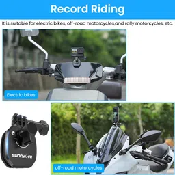 STHIRA Handlebar Jaw Clamp Camera Mount image 4