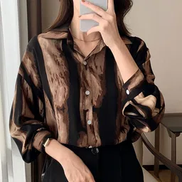 shree durgawati fashion Women Relaxed Fit Fit Solid Double Collar Casual Shirt-picture-30