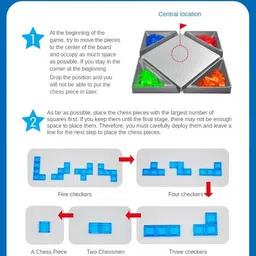 joycy Blocks Strategy Board Game Board Game Fun & Educational Game for FamilyGameNight Party & Fun Board Game image 3