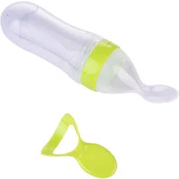 adore Premio Food Grade Silicone Squeeze Feeder with Detachable Cap - 90ml - Easy to Use- Mess Free Feeding - Easy Grip- Food Grade Silicone image 3