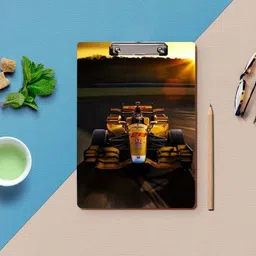 wallpaperroll Racing Car Reprint Clip Board Examination Pad for Shop, Medical, Size 14x10 image 2