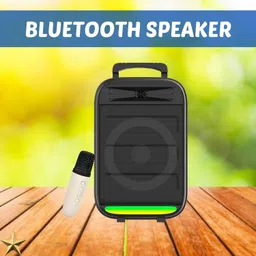Clairbell Monster (BLUETOOTH TROLLEY SPEAKER) With Karaoke Mic and High Quality SoundCM109 35 W Bluetooth Party Speaker-picture-19