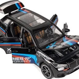 pro wheelz Electric Die Cast Blaze MX 1:24 Pull Back Car with Light, Horn & Sound image 2