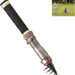 nema Telescopic Fishing Rod Spinning Pole - 2.1 M FUB2670OUT Black Fishing Rod image 2