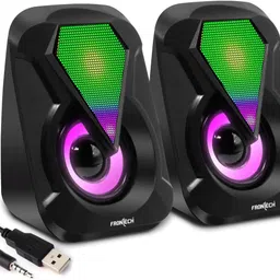 Frontech SPK-0004, 2.0 USB Speakers with AUX | 2 x 3W Drivers | RGB Lights 6 W Laptop/Desktop Speaker-picture-25