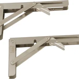 btl Premium Heavy Duty Stainless Steel Folding Table Bracket for Fold Down Table with Load Capacity - 100Kg - Size 12 Inches - BTB-12-SS Arm Length-30 CM Shelf Bracket-picture-43
