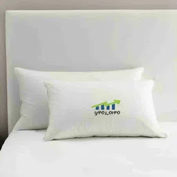 ypoloipo LUXURY Polyester Fibre Solid Sleeping Pillow Pack of 4 image 3