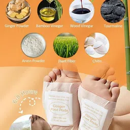 annu Herbal Detox Foot Patch for Toxin Removal, Pain & Stress Relief (20 Patches) image 3