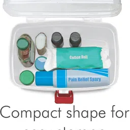 sarvangah 14 Multi-purpose health care family emergency portable medicine utility storage box Pill Box image 3