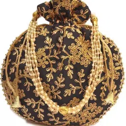 accessorizeme Women Black Potli-picture-31