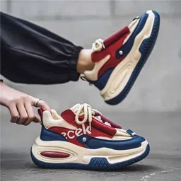 swoees Chunky Sneakers for Men | Premium Street Style Shoes| Trendy Sports Sneakers Sneakers For Men image 3