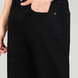 u.s. polo assn. Men Boot-Leg Mid Rise Black Jeans image 5