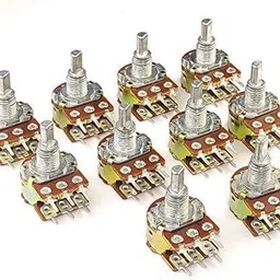 cam cart 100K ohm A100,B100 dual potentiometer, variable resistor (10 Pcs) Electronic Components Electronic Hobby Kit-picture-25