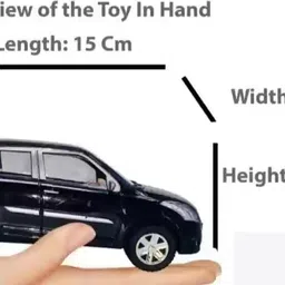 play haven Swift Dezire Pull Back Car,Black Multi Color, 3+ image 3