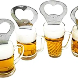 BeerMugOpener766 2 in 1 bottle opener and Fridge magnets Bottle Opener-image-1