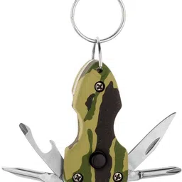 taskin Multipurpose - Knife | Bottle Opener|Torch| Screwdriver| Key Chain Combination Screwdriver Set-picture-22
