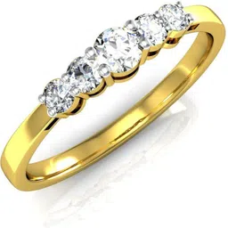 avsar Varanashi 18kt Diamond Yellow Gold ring image 4