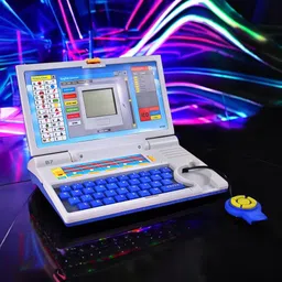 snm97 Educational English Learner Laptop with Mouse for Kids 20 Activity Games toy_568 image 1