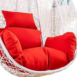swingzy Egg Chair Cushion Cotton Solid Cushion Pack of 1-picture-18