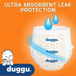 duggu Soft Baby Diaper Pants | 9-14 kg | Up to 10 Hours Absorption | Pack of 5 - L image 5