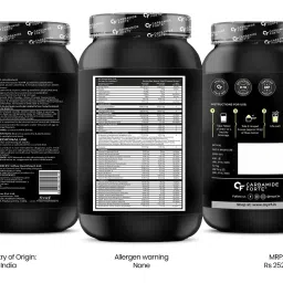 Carbamide Forte Mass Gainer with 54g Protein, 250g Carbs, Multivitamin, ZMA & Creatine 3g - Malaikulfi Flavour Weight Gainer image 2