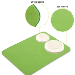 Kuber Industries Green 2 Pieces Kitchen Self Drying Microfiber Table Placemats image 4