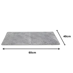Aura Grey 2 Pieces Anti Slip Doormats image 5
