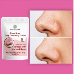 pink square Paper Blackhead Remover Strips image 2