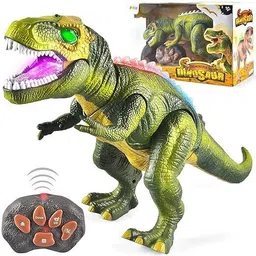 thepampam Remote Control Dinosaur Robot with Light Up Eyes and Roaring Sound, Walking-picture-24