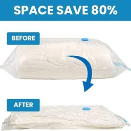 bd store Space Saver Compression Sealer with Manual Pump Hanging Storage Vacuum Bag Travel Storage Vacuum Bags image 3