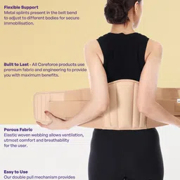 healntrust Contoured Lumber Sacral LS Belt Lumbar support Back Support Belt Back / Lumbar Support image 2