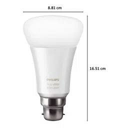 PHILIPS Hue Electric Powered 10 Watt Smart Bulb (B22, White) image 2