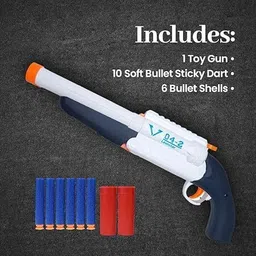 omtoys Double barrel Gun, Soft Blaster gun Guns & Darts image 4