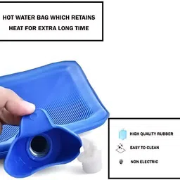 nikhat Rubber Hot Water Bag / Warm Bag for Pain Relief & Massager Non Electrical HOT WATER BAG 2 L Hot Water Bag image 3