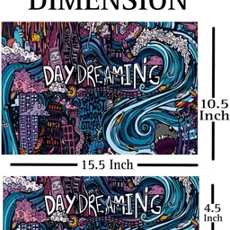 WALLTON Full Laptops Skin Bubble-Free HD Quality Sticker FBD - 17 Printing Vinyl Reusable Laptop Skin Compatible for 15.6 inch image 3