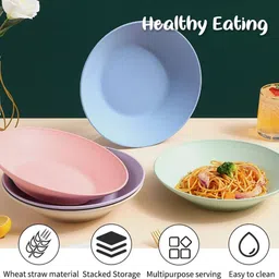 sugaalsu Lightweight & Durable | Reusable Unbreakable Plates for Daily Use, Picnics, RV Rice Plates image 5