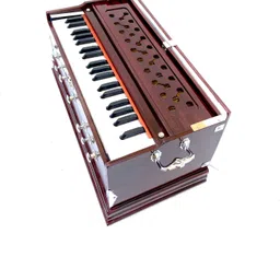 7 Stopper | Double Bellow | 39 Key | Two Reed(Bass-Male) 3.2 Octave Hand Pumped Harmonium-image-74