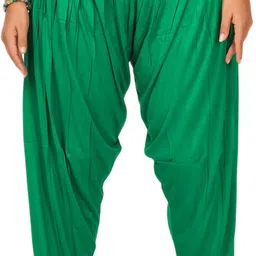 loveit Viscose Rayon Solid Patiala image 1