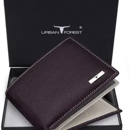 urban forest Men Brown Genuine Leather Wallet image 2